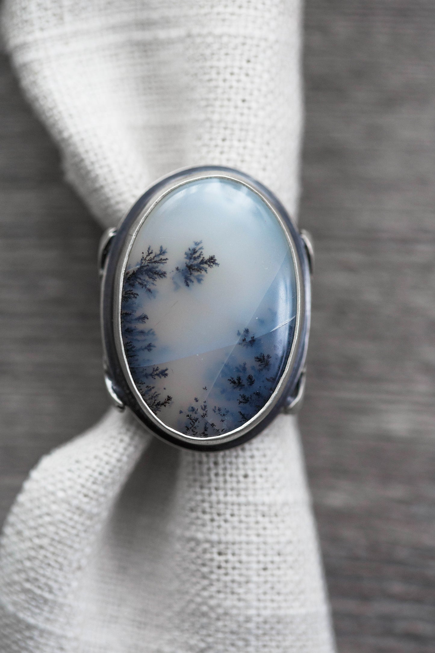 Size 8.25 | The Owl's Path Ring | Wide Saddle Band | #12