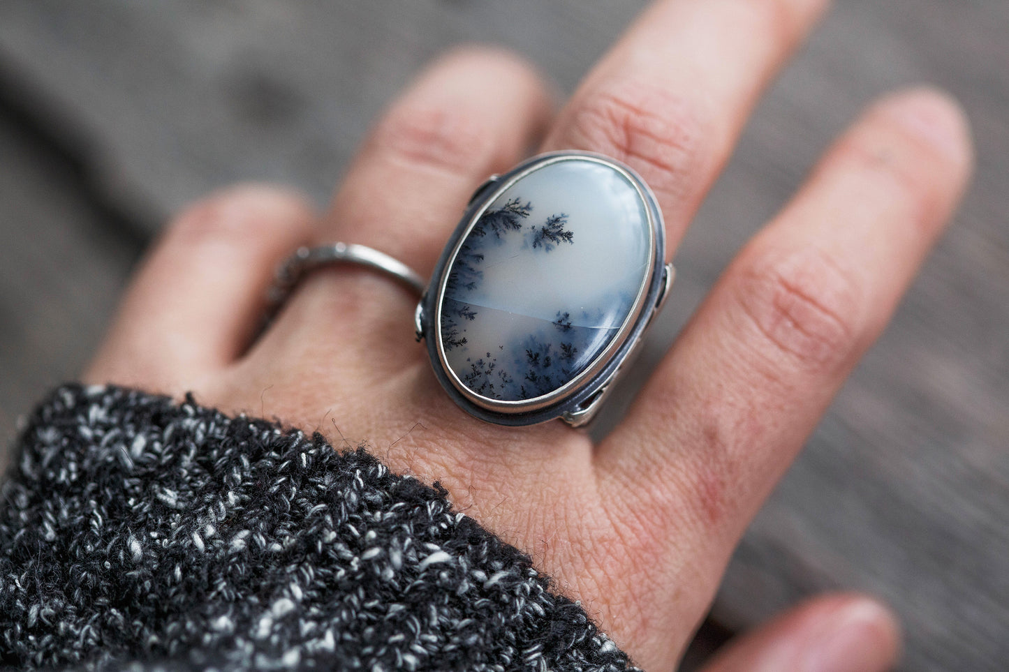 Size 8.25 | The Owl's Path Ring | Wide Saddle Band | #12
