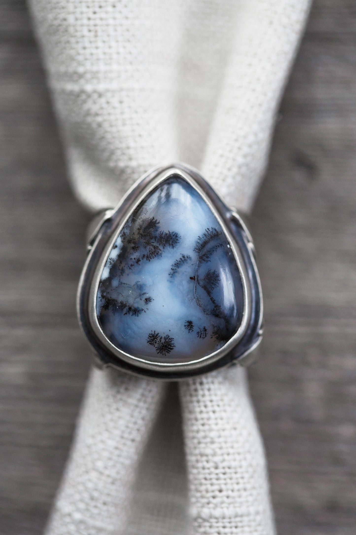 Size 7 | The Owl's Path Ring | Wide Saddle Band | #13