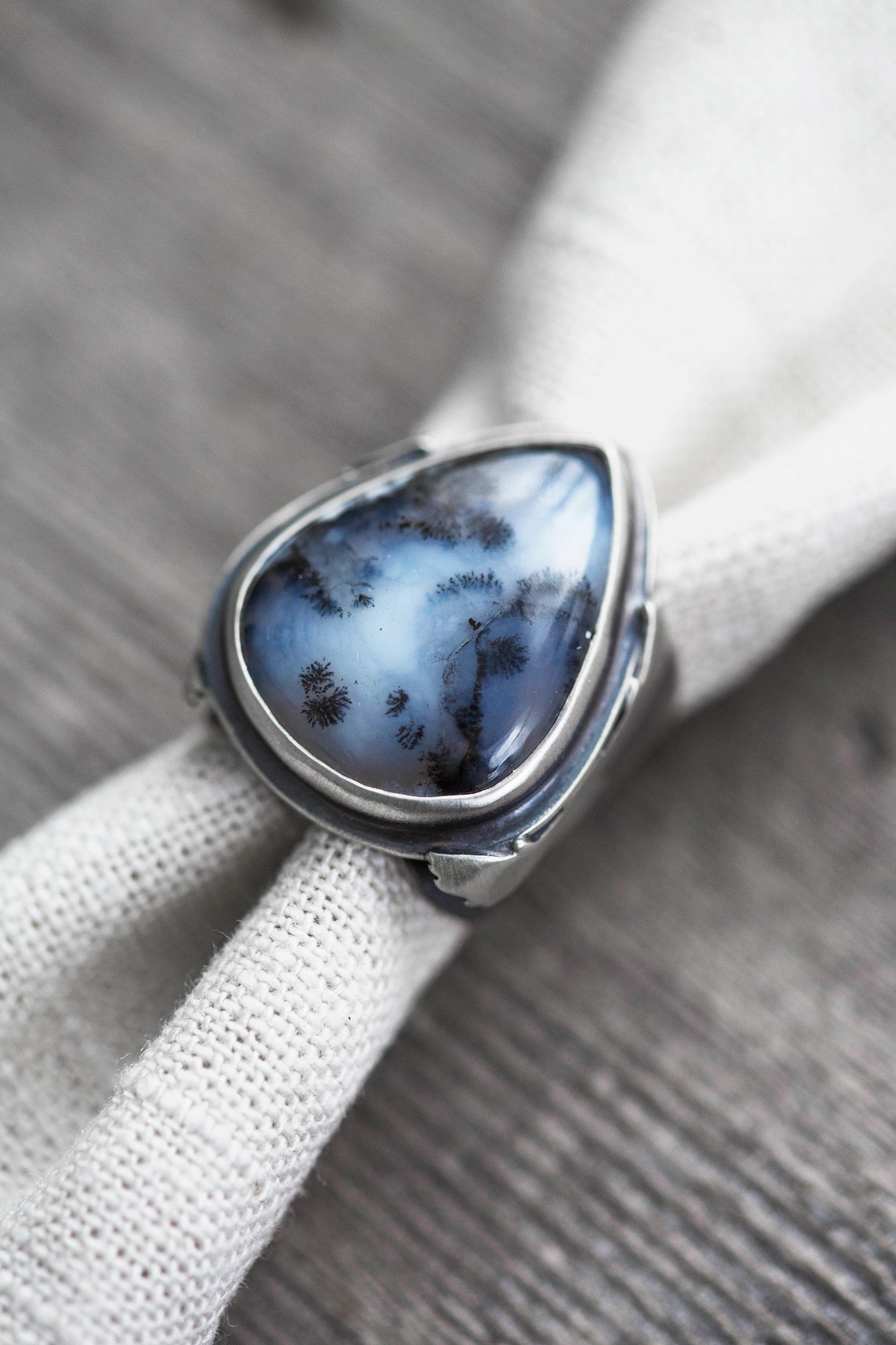 Size 7 | The Owl's Path Ring | Wide Saddle Band | #13