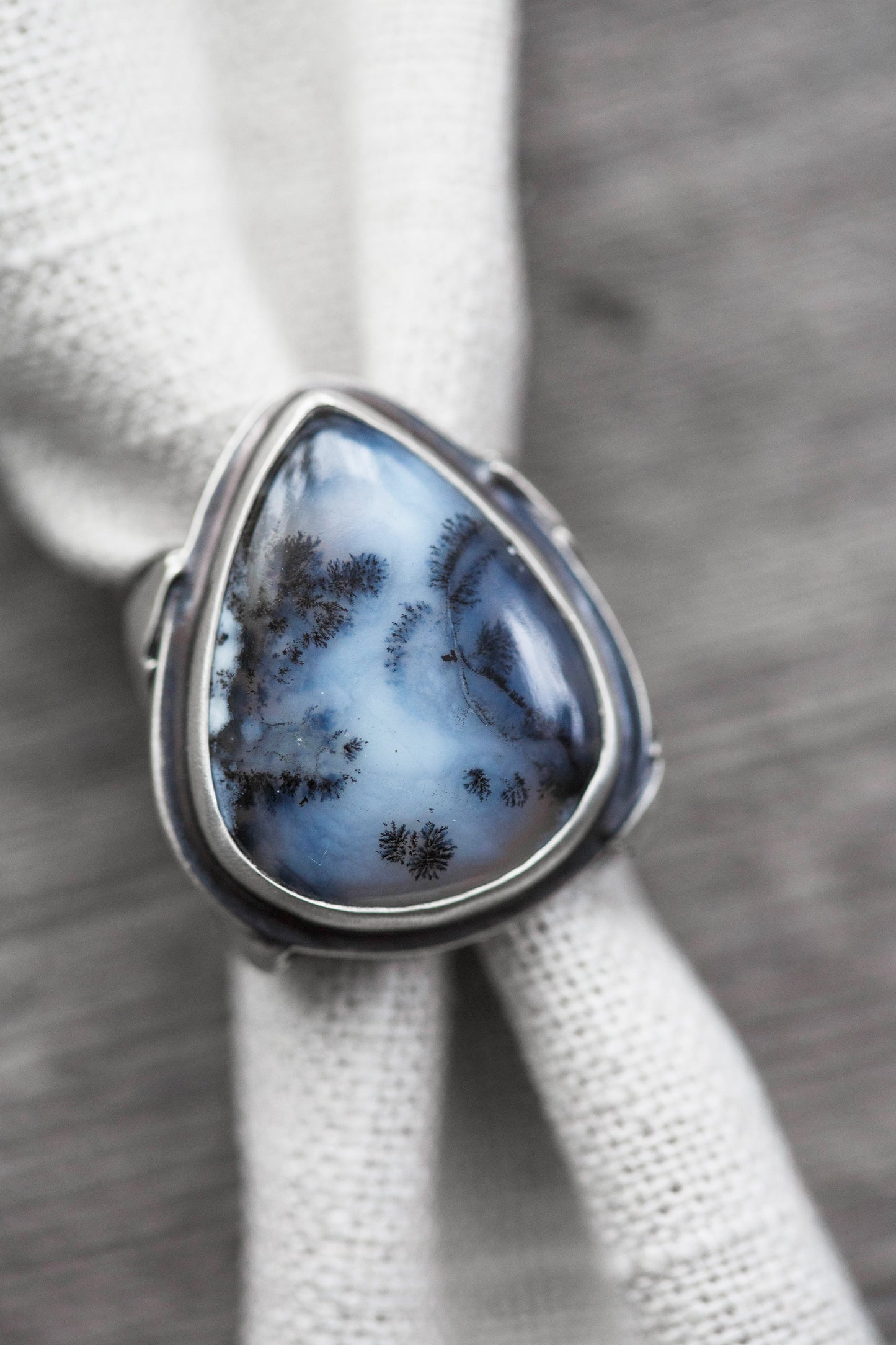 Size 7 | The Owl's Path Ring | Wide Saddle Band | #13