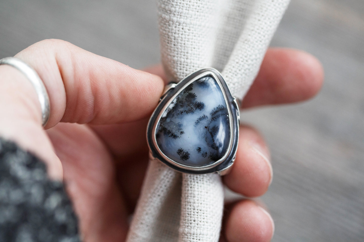 Size 7 | The Owl's Path Ring | Wide Saddle Band | #13