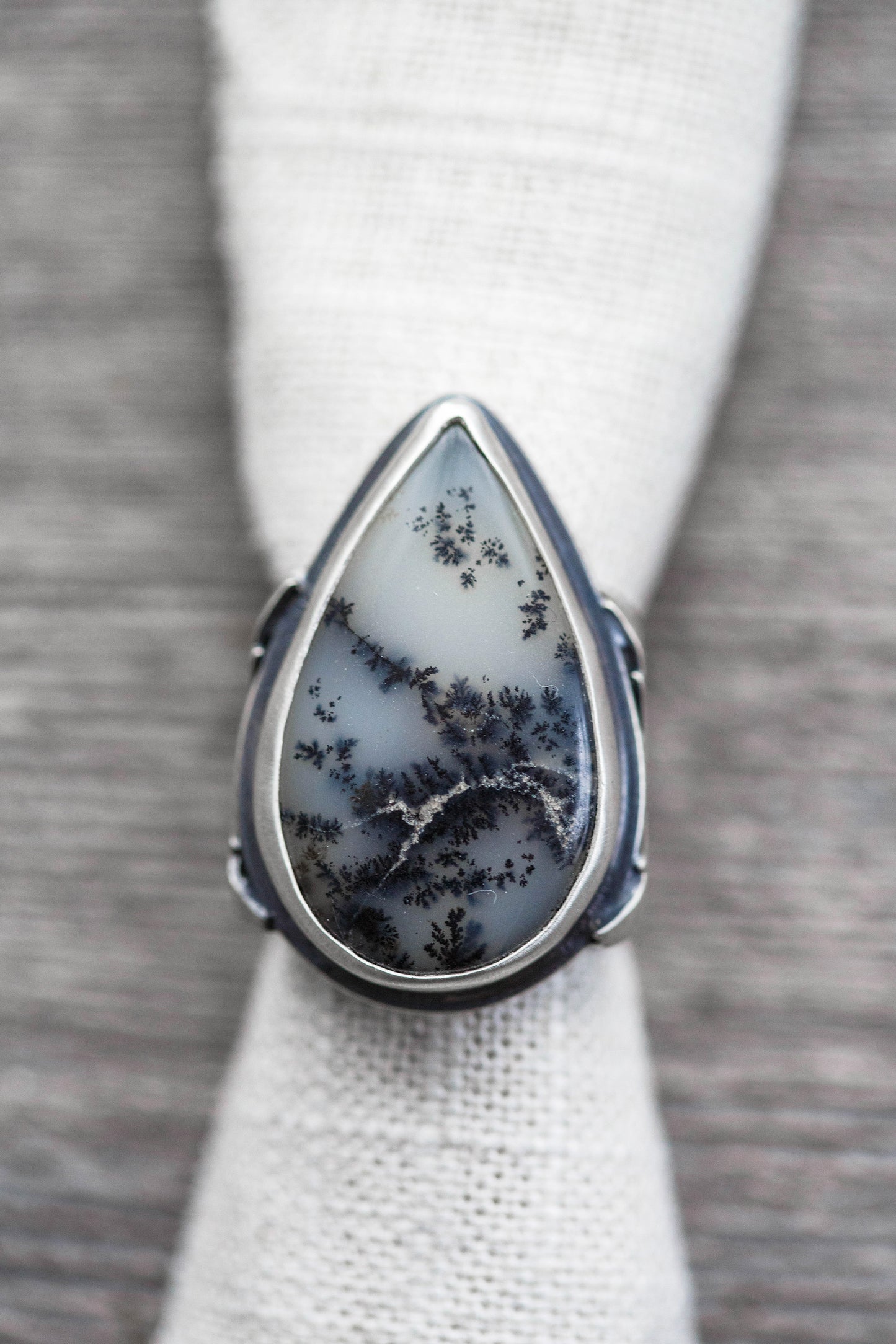 Size 8.5 | The Owl's Path Ring | Wide Saddle Band | #14