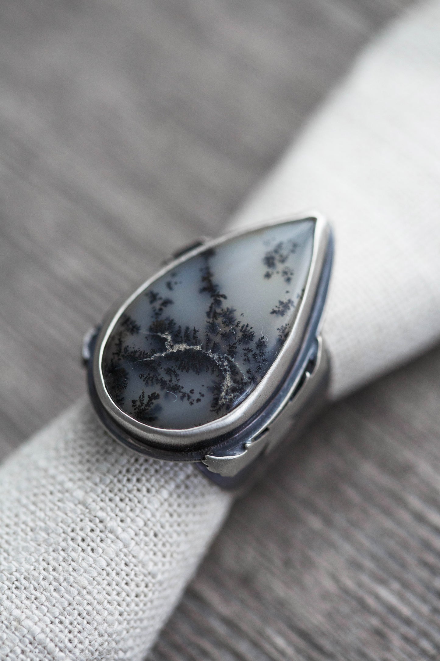 Size 8.5 | The Owl's Path Ring | Wide Saddle Band | #14