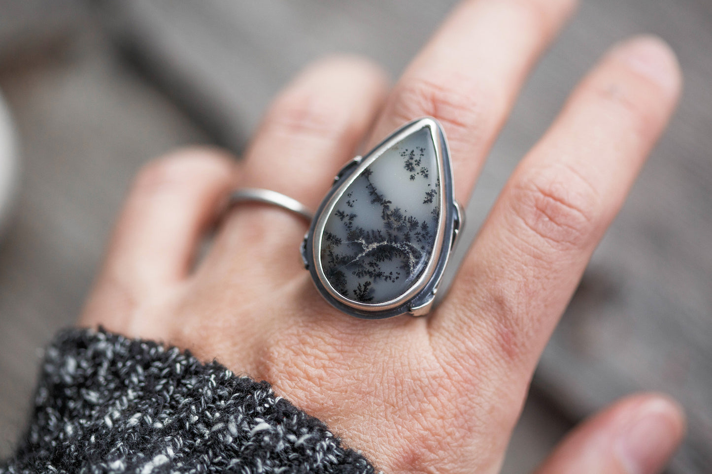 Size 8.5 | The Owl's Path Ring | Wide Saddle Band | #14