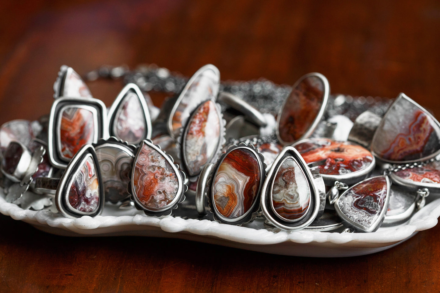 Size 7.5 | Tempered Ring, v. I | Wide Cloud Bank Band | #2