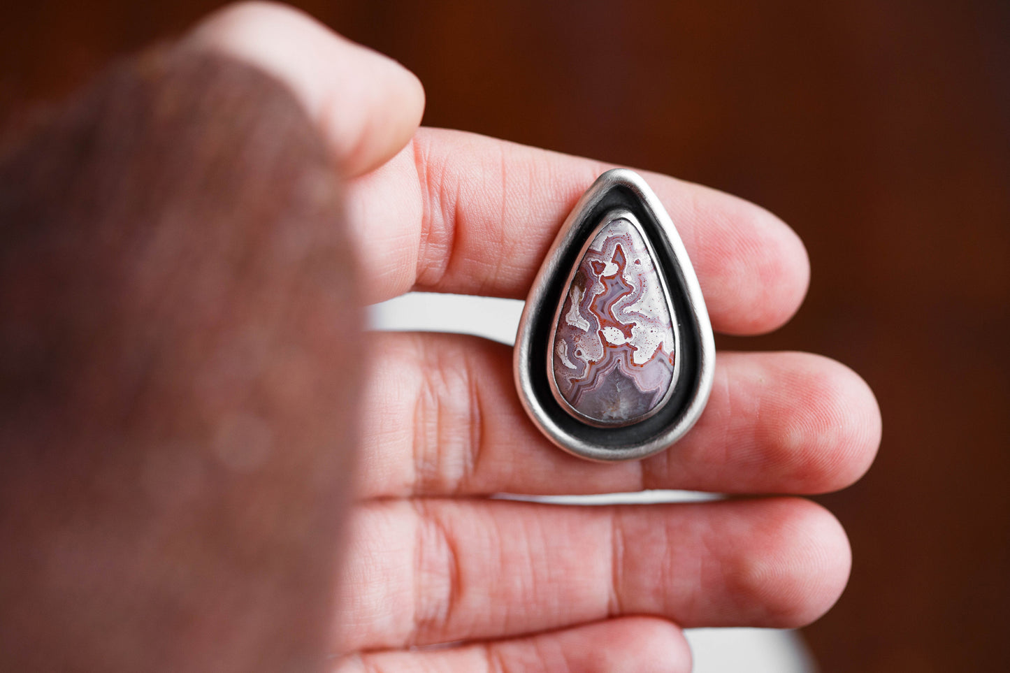 Size 6.25 | Tempered Ring, v. III | Hammered Rectangle Band | #2