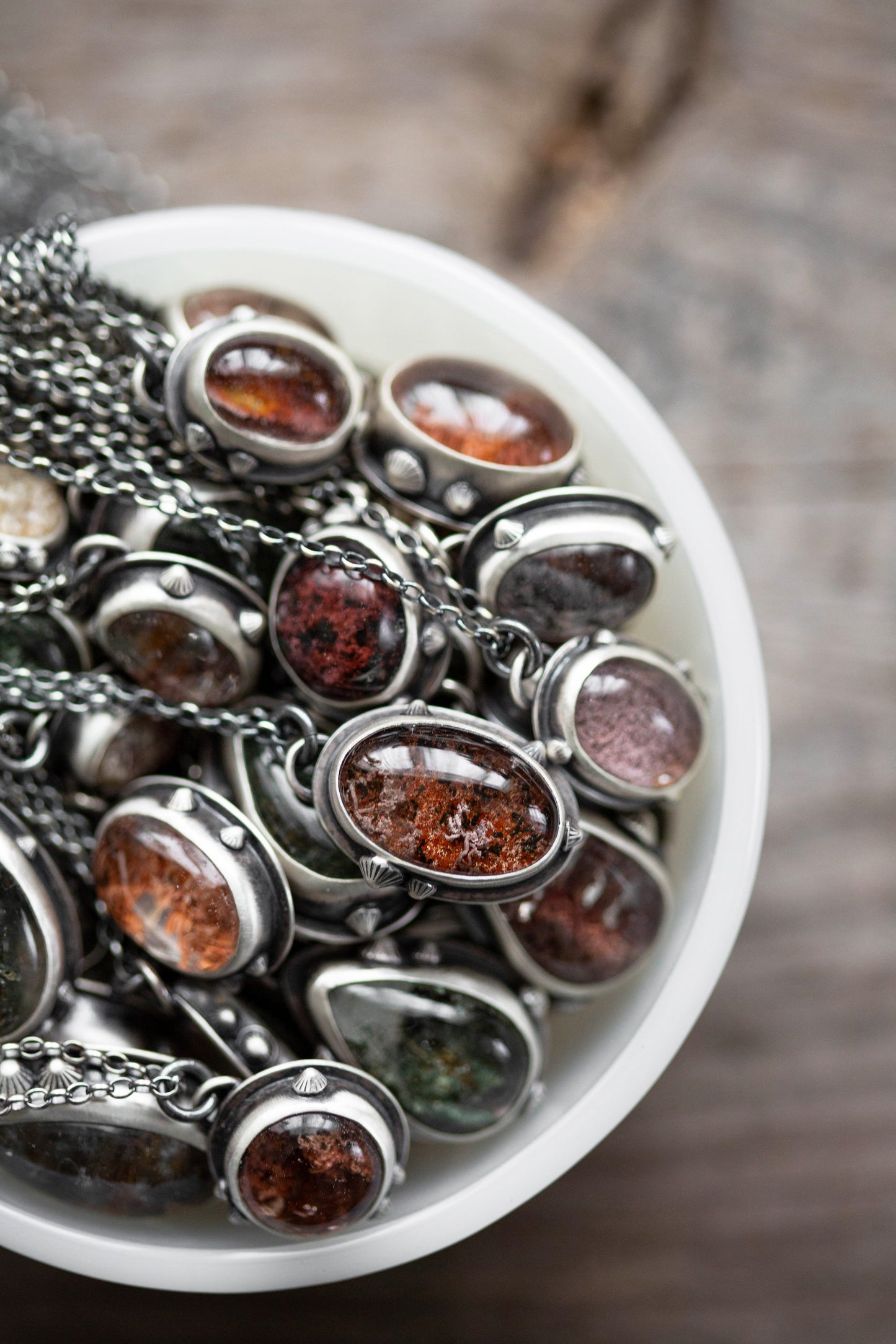 Tiny | Barnacled Tidal Pool Necklace | #2