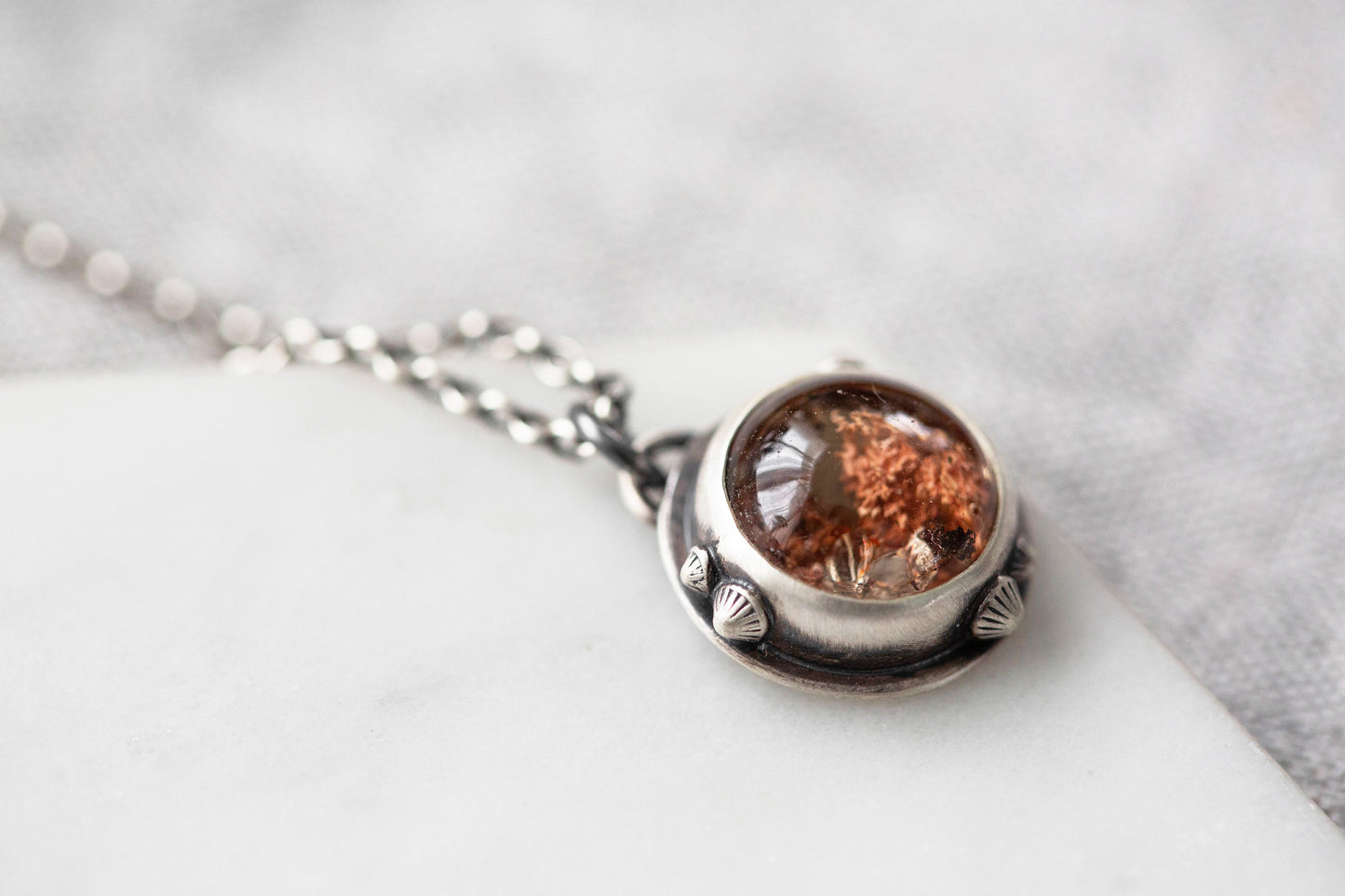 Small | Barnacled Tidal Pool Necklace | #1