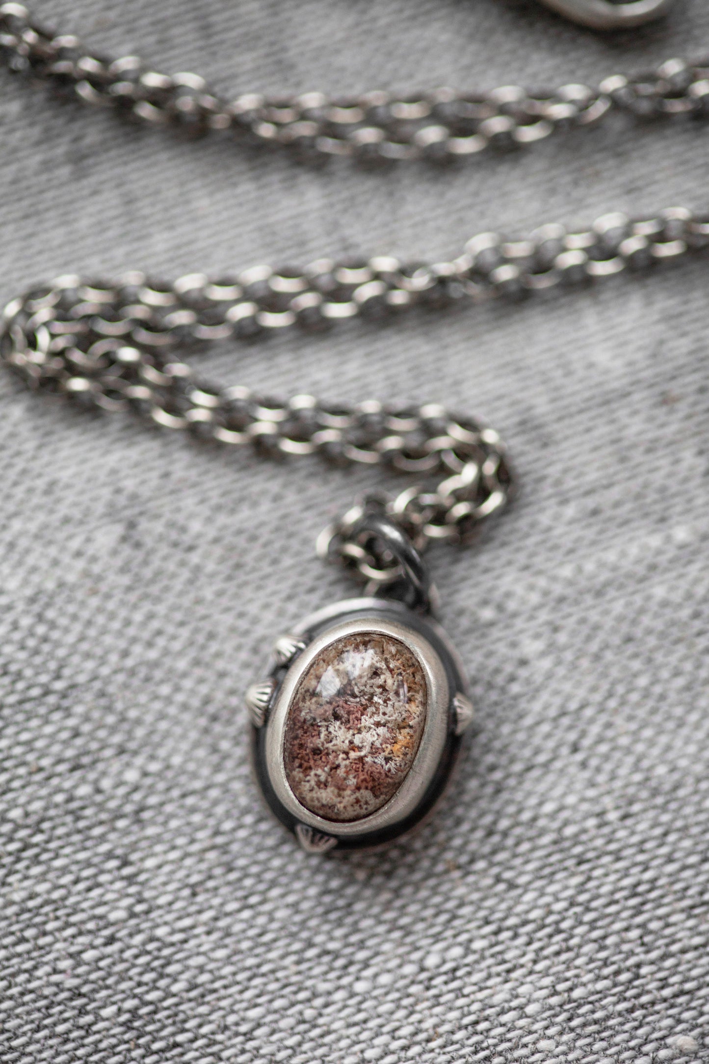 Tiny | Barnacled Tidal Pool Necklace | #2
