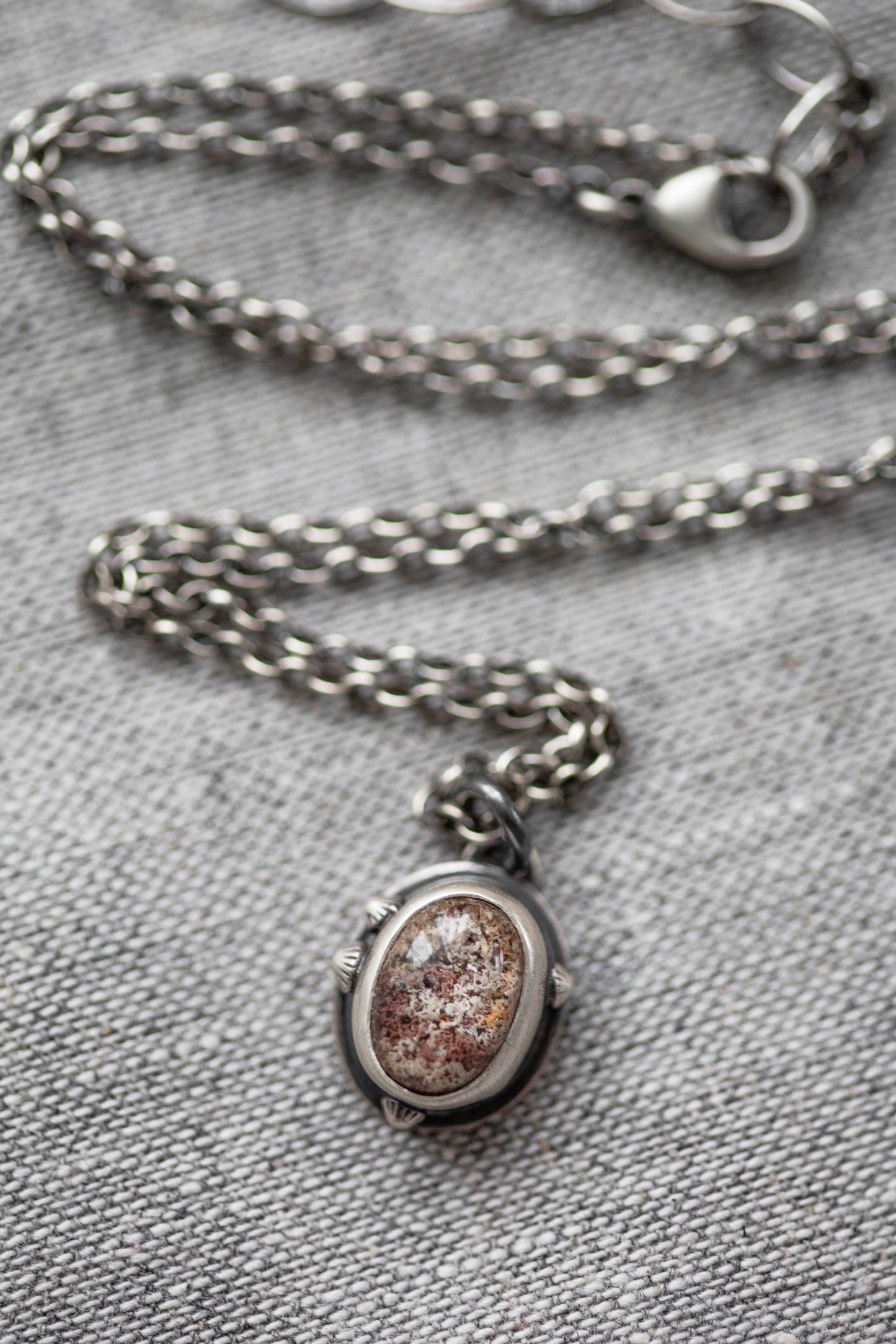 Tiny | Barnacled Tidal Pool Necklace | #2