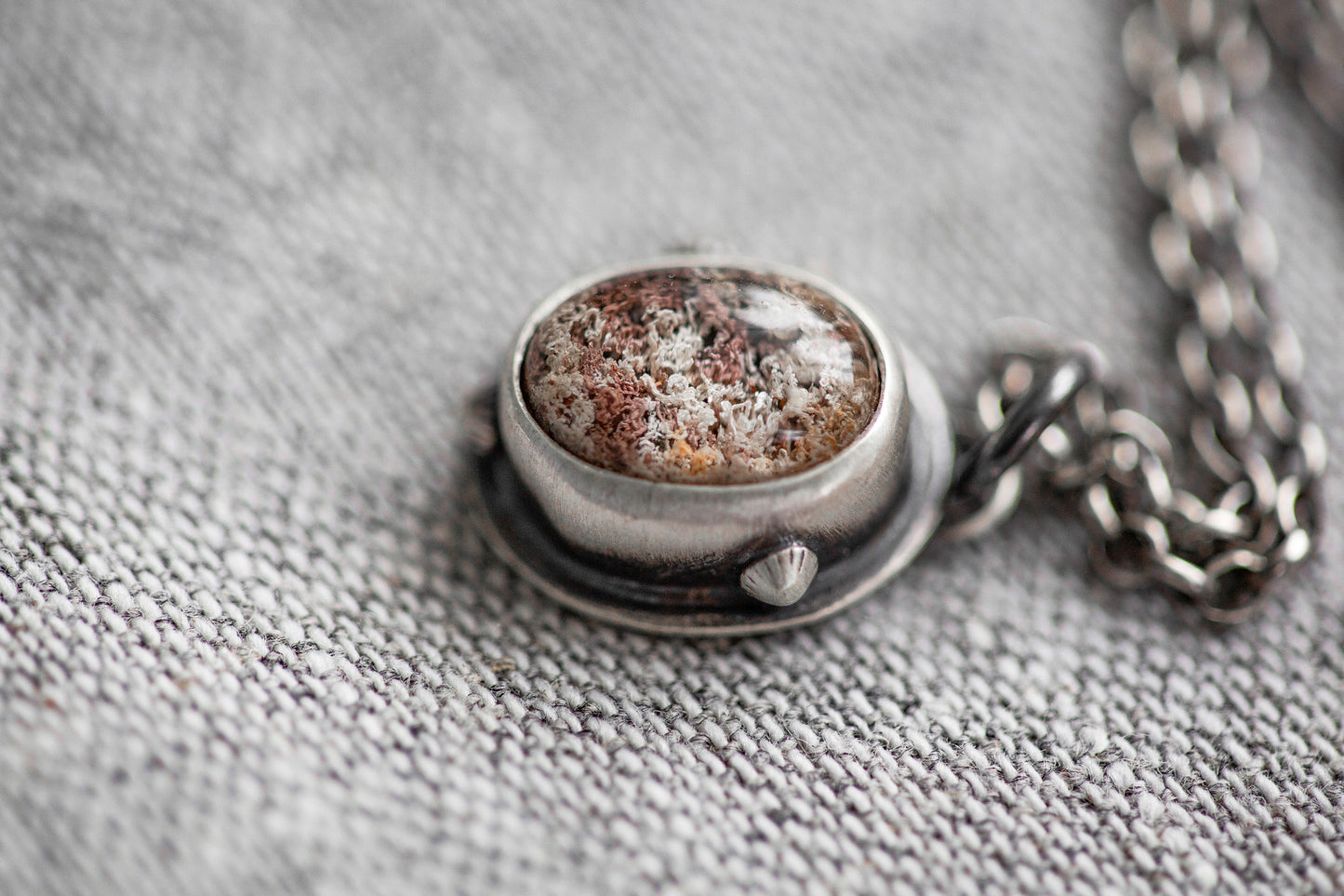 Tiny | Barnacled Tidal Pool Necklace | #2