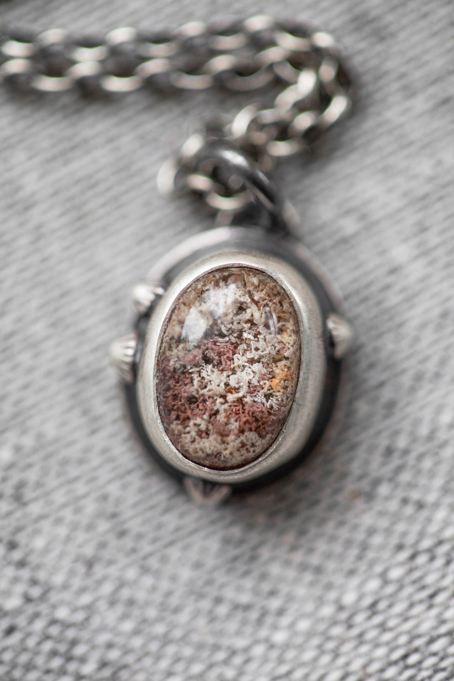 Tiny | Barnacled Tidal Pool Necklace | #2