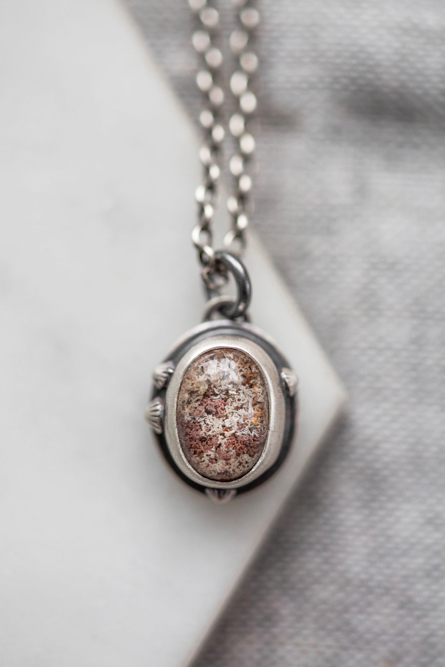 Tiny | Barnacled Tidal Pool Necklace | #2