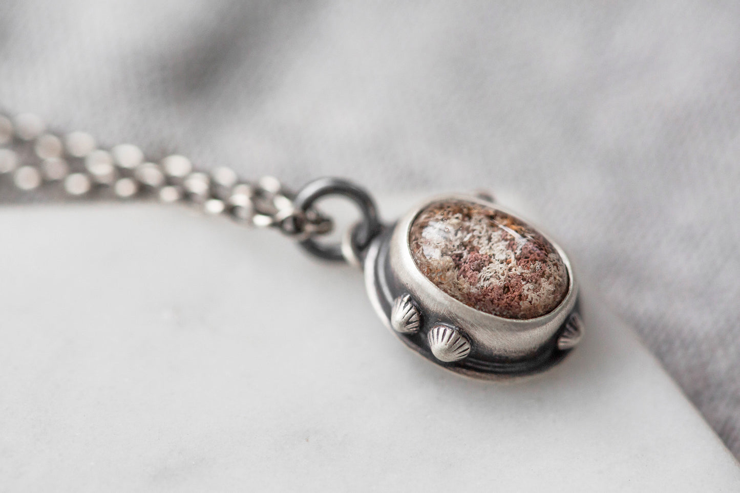 Tiny | Barnacled Tidal Pool Necklace | #2