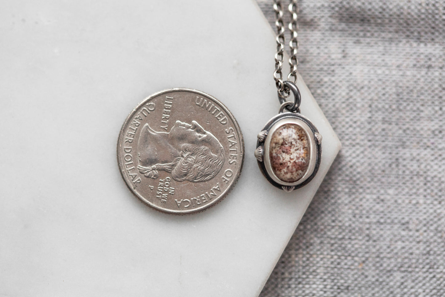 Tiny | Barnacled Tidal Pool Necklace | #2