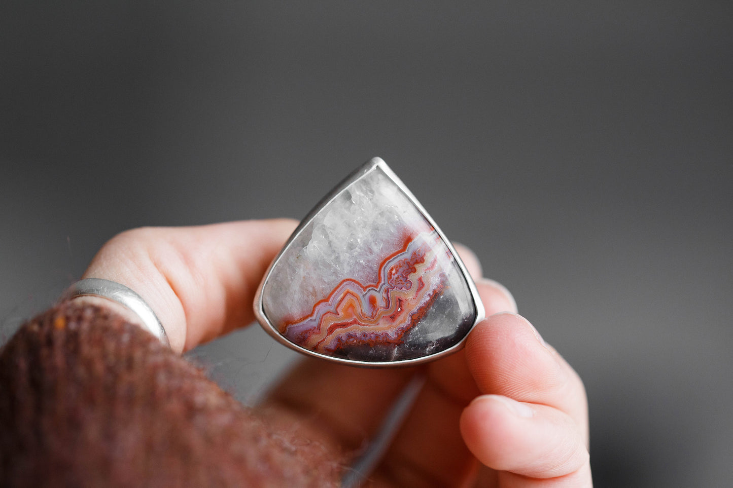 Size 11 | Tempered Ring, v. I | Wide Cloud Bank Band | #1