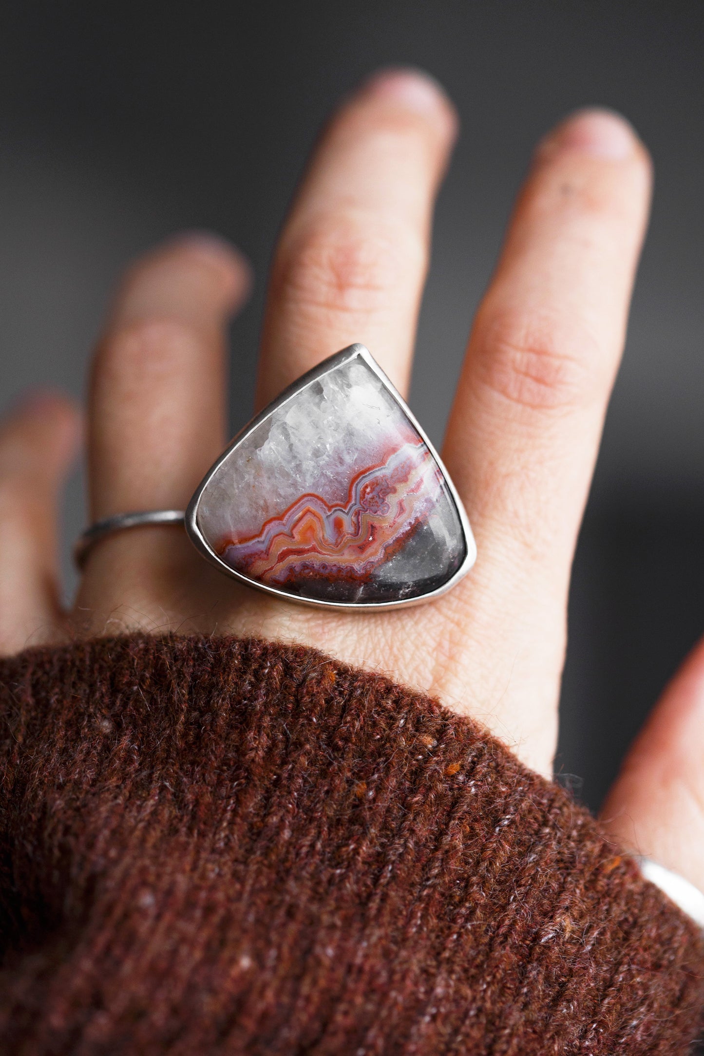 Size 11 | Tempered Ring, v. I | Wide Cloud Bank Band | #1
