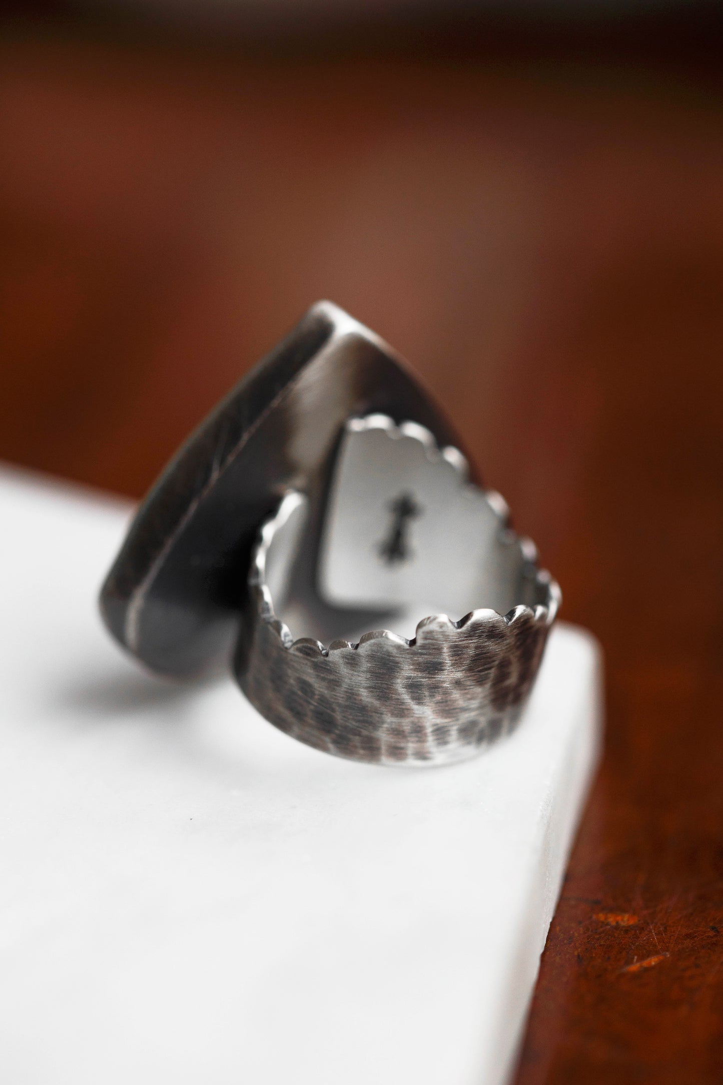 Size 11 | Tempered Ring, v. I | Wide Cloud Bank Band | #1