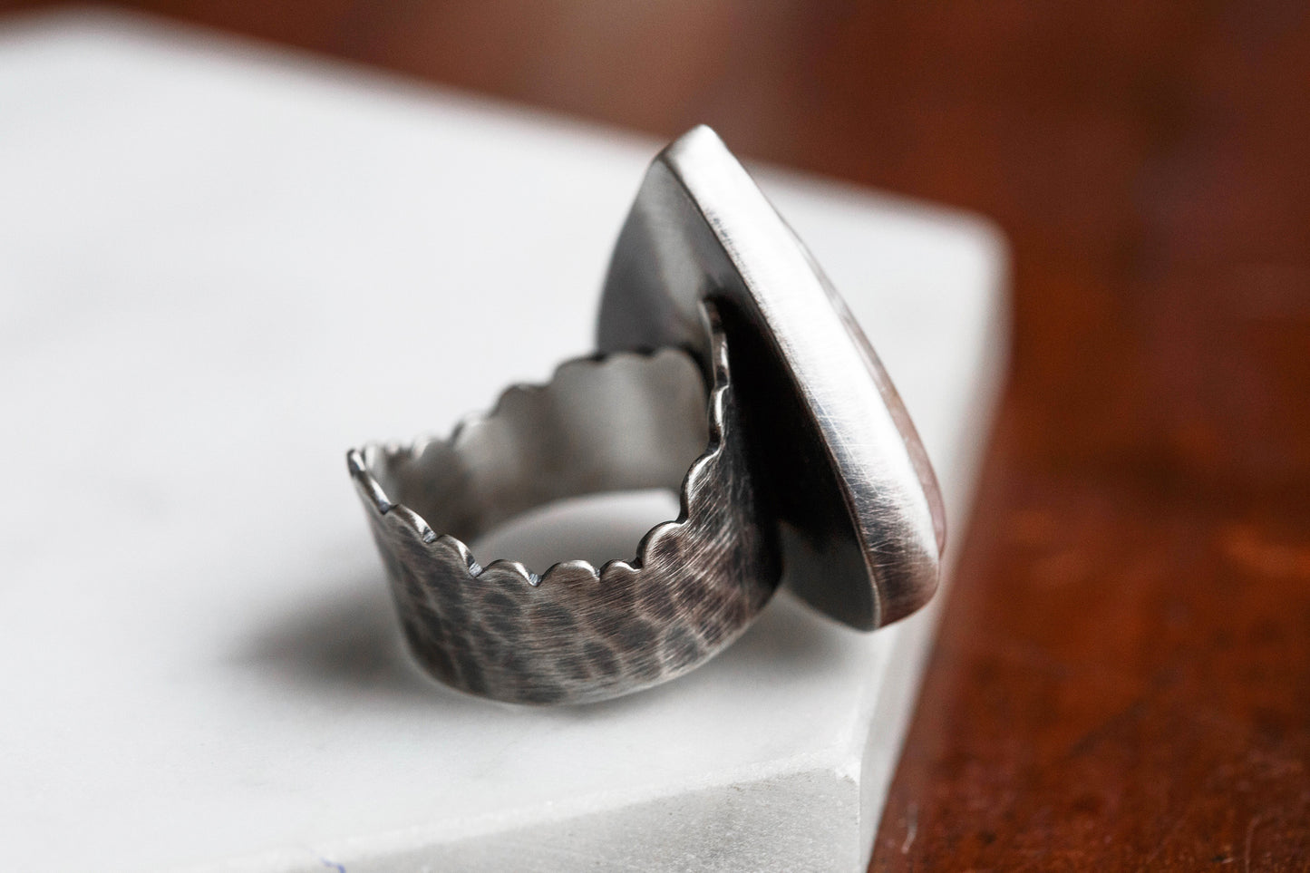 Size 11 | Tempered Ring, v. I | Wide Cloud Bank Band | #1