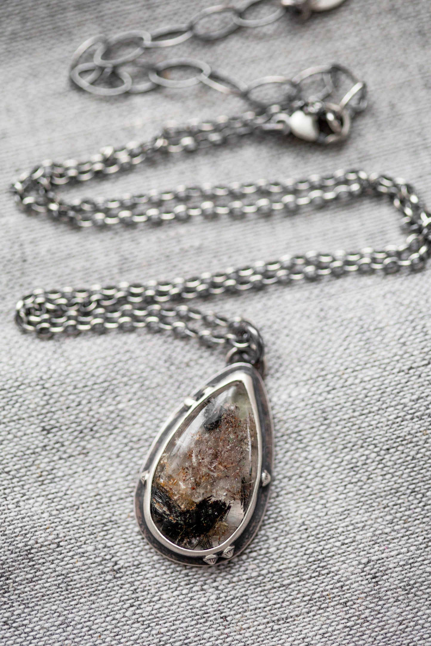 Small | Barnacled Tidal Pool Necklace | #3