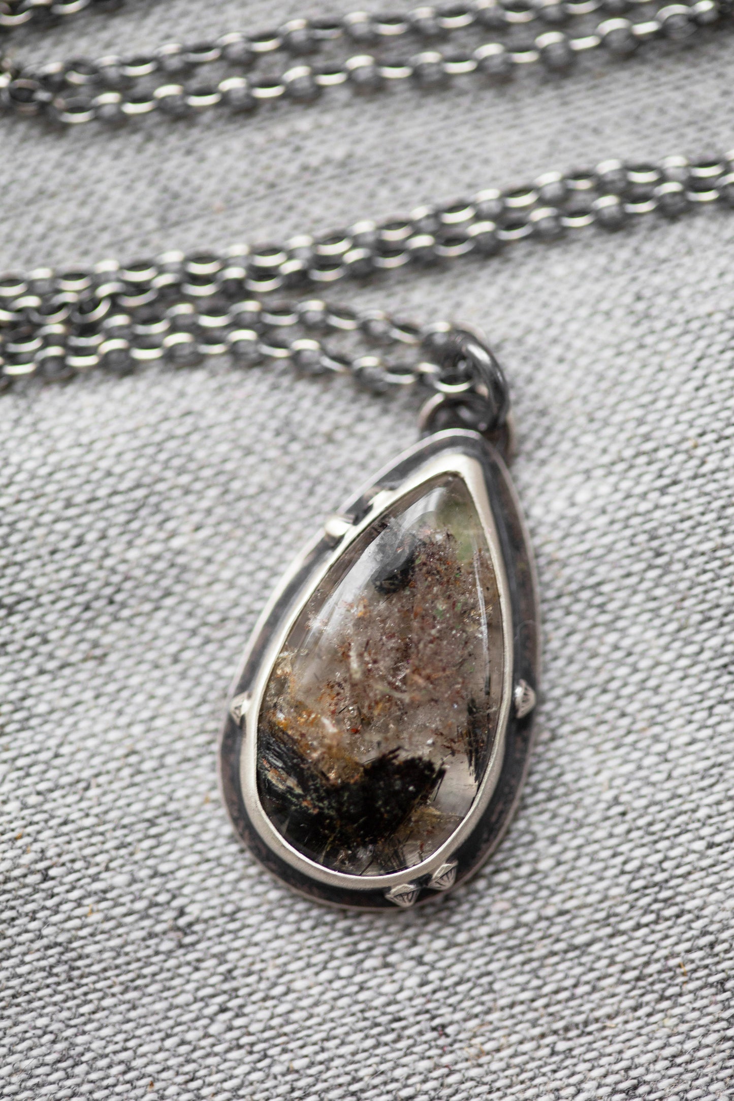 Small | Barnacled Tidal Pool Necklace | #3