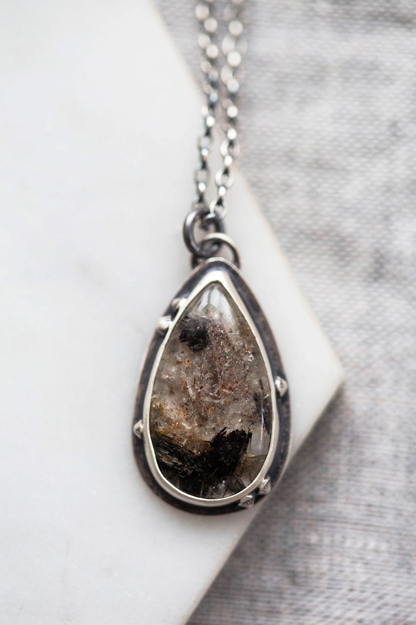 Small | Barnacled Tidal Pool Necklace | #3