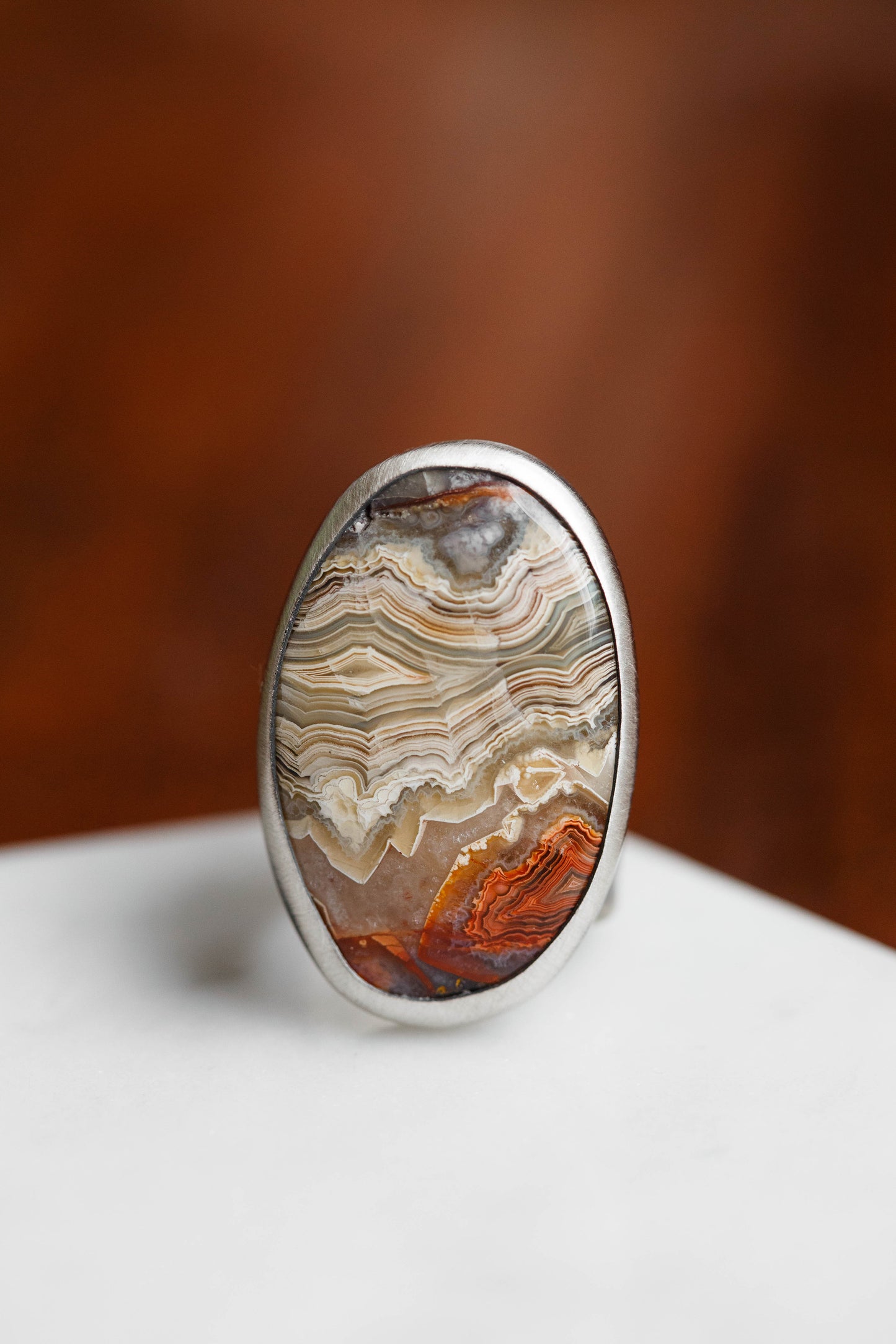 Size 7.5 | Tempered Ring, v. I | Wide Cloud Bank Band | #2