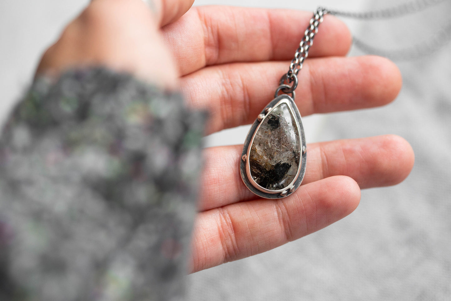 Small | Barnacled Tidal Pool Necklace | #3
