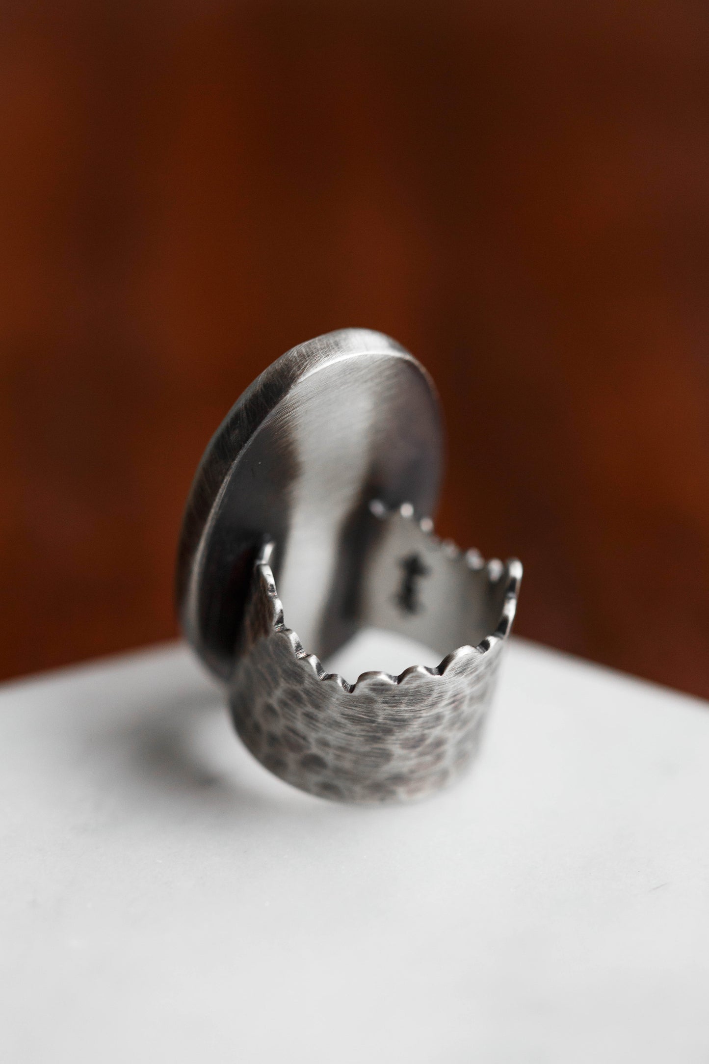 Size 7.5 | Tempered Ring, v. I | Wide Cloud Bank Band | #2