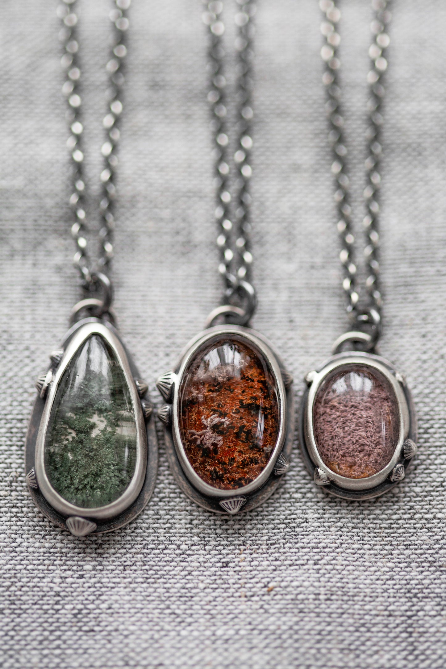 Small | Barnacled Tidal Pool Necklace | #12