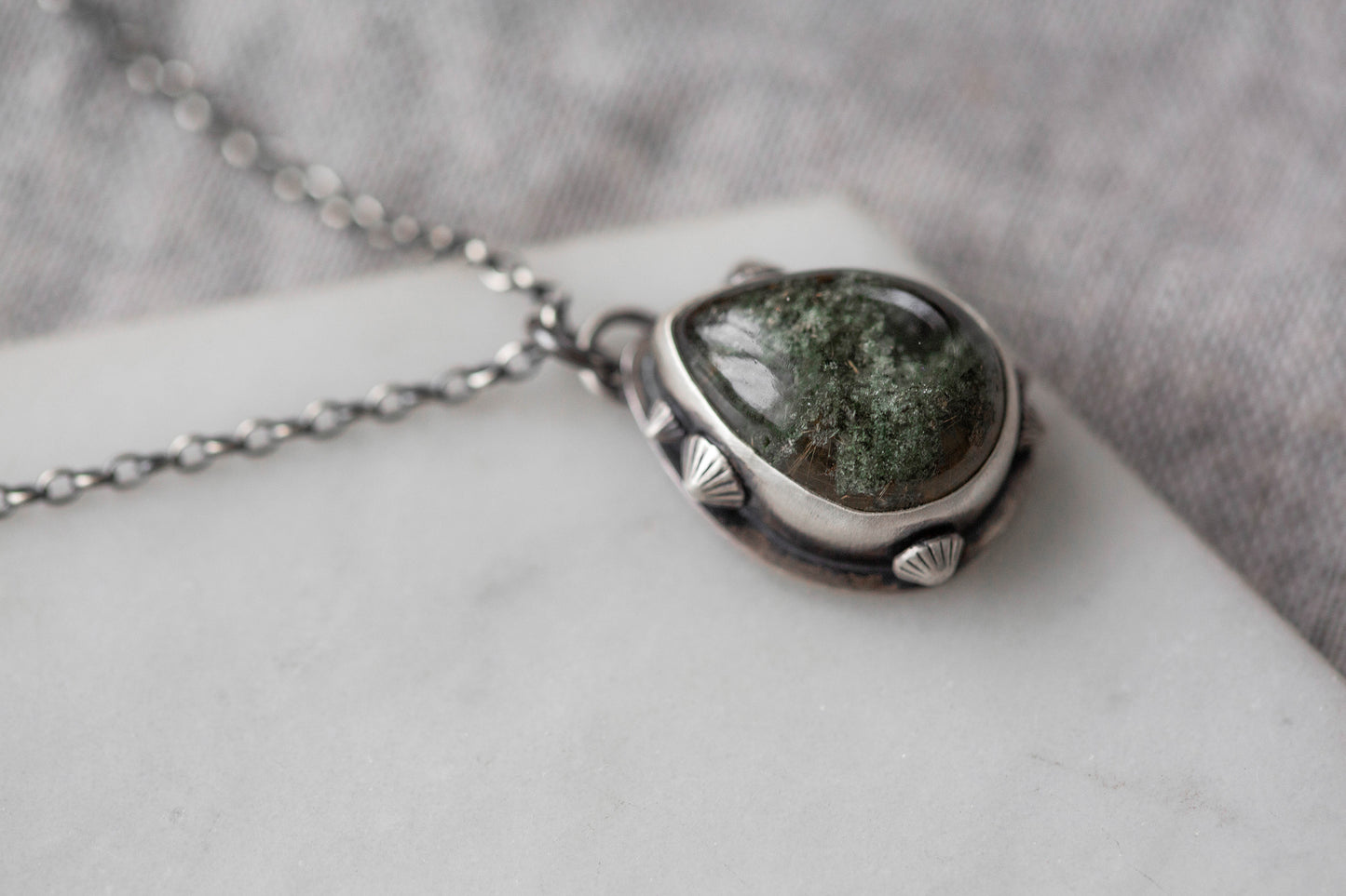 Small | Barnacled Tidal Pool Necklace | #5