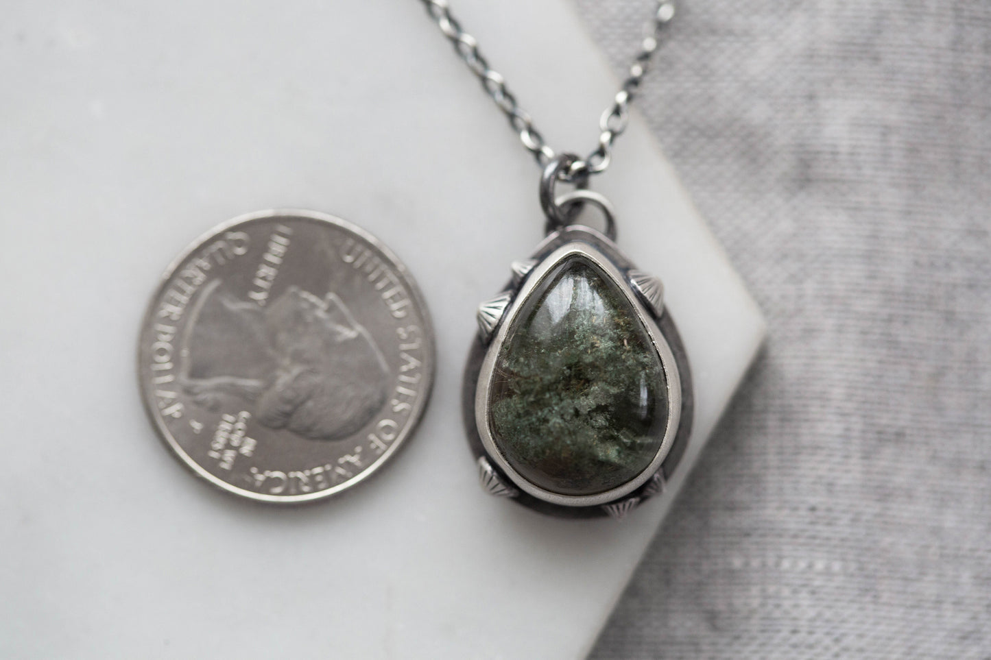 Small | Barnacled Tidal Pool Necklace | #5