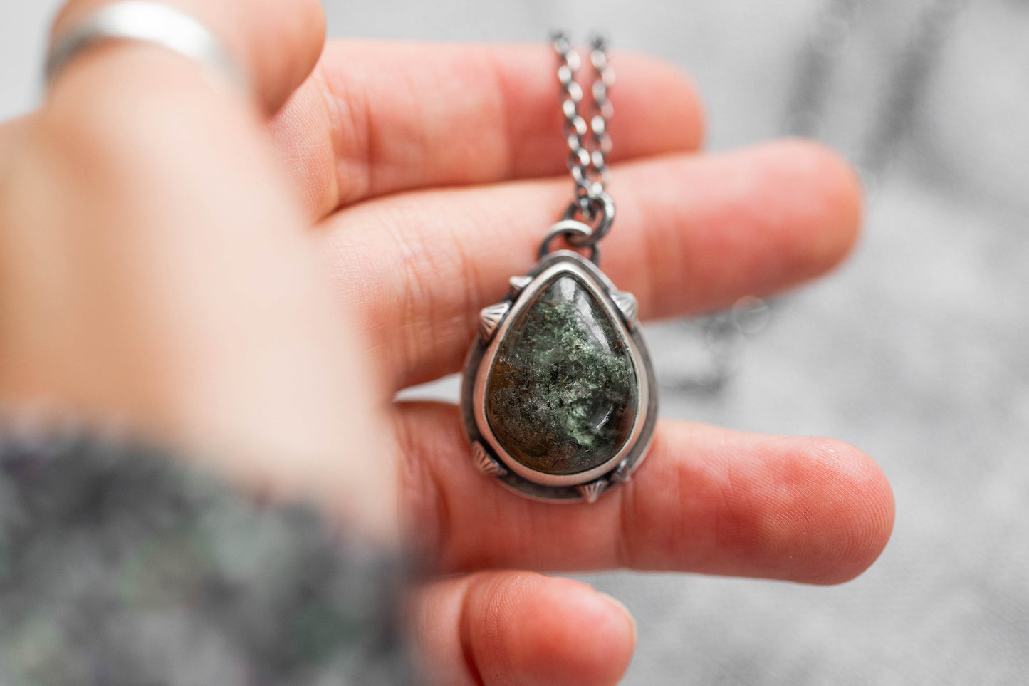 Small | Barnacled Tidal Pool Necklace | #5
