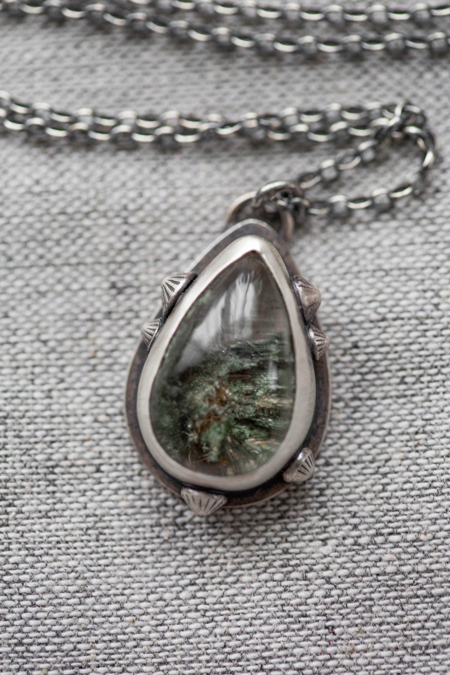 Small | Barnacled Tidal Pool Necklace | #6
