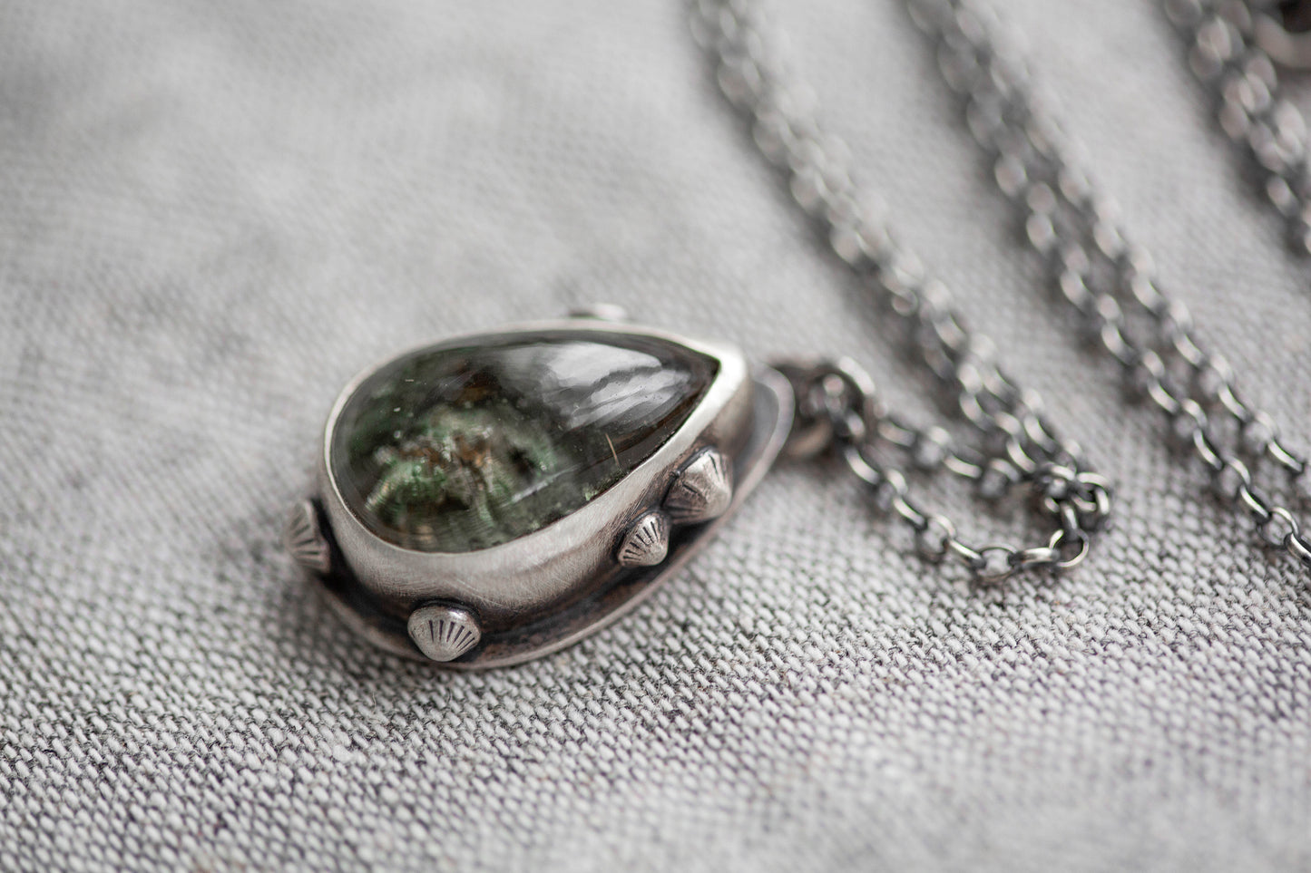 Small | Barnacled Tidal Pool Necklace | #6