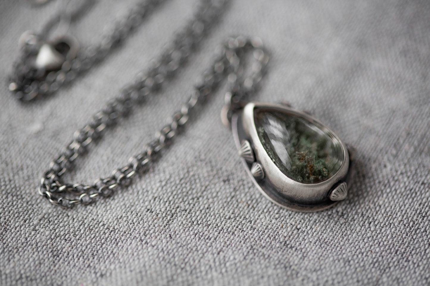 Small | Barnacled Tidal Pool Necklace | #6