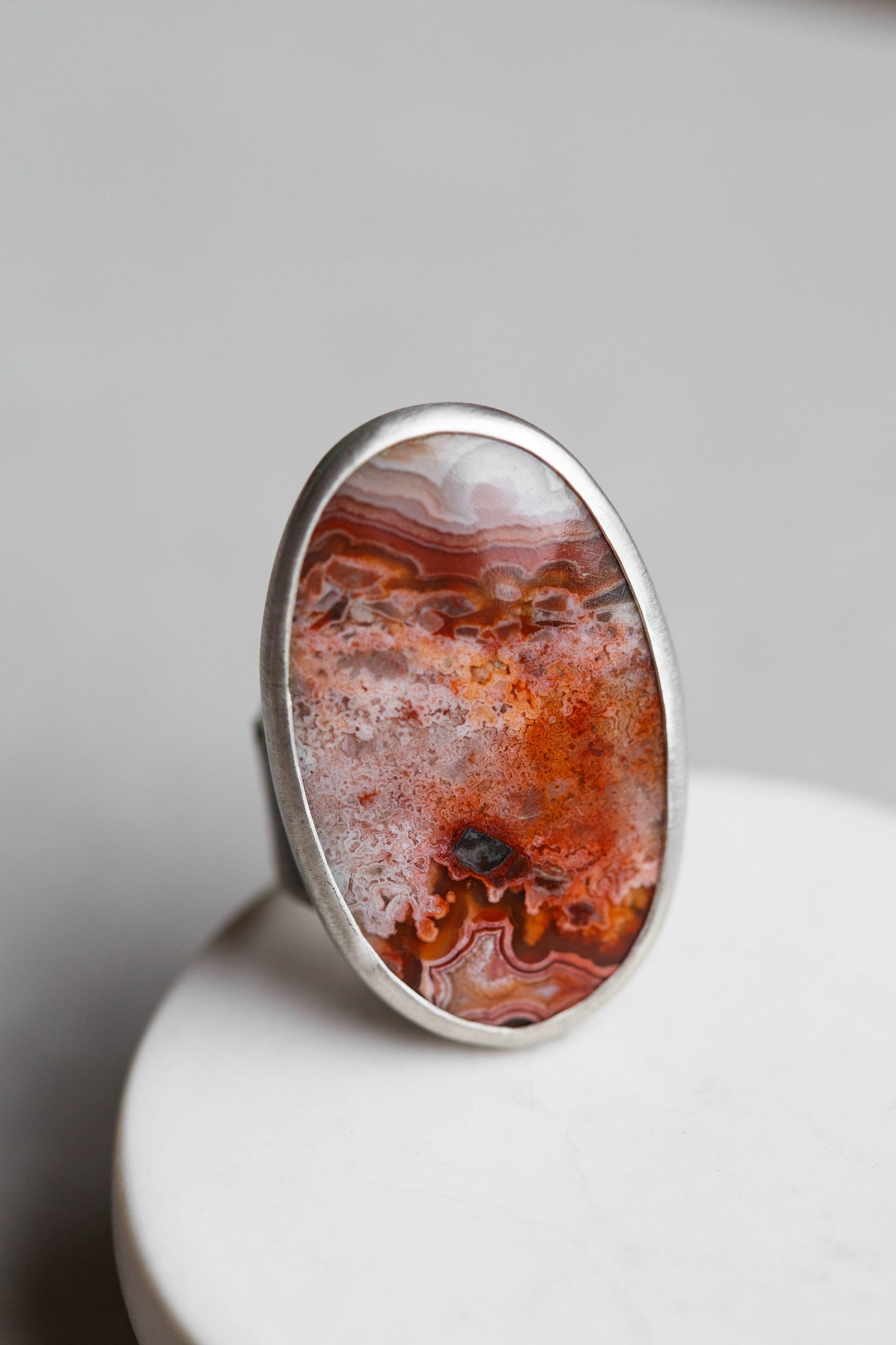 Size 8.5 | Tempered Ring, v. I | Wide Cloud Bank Band | #4