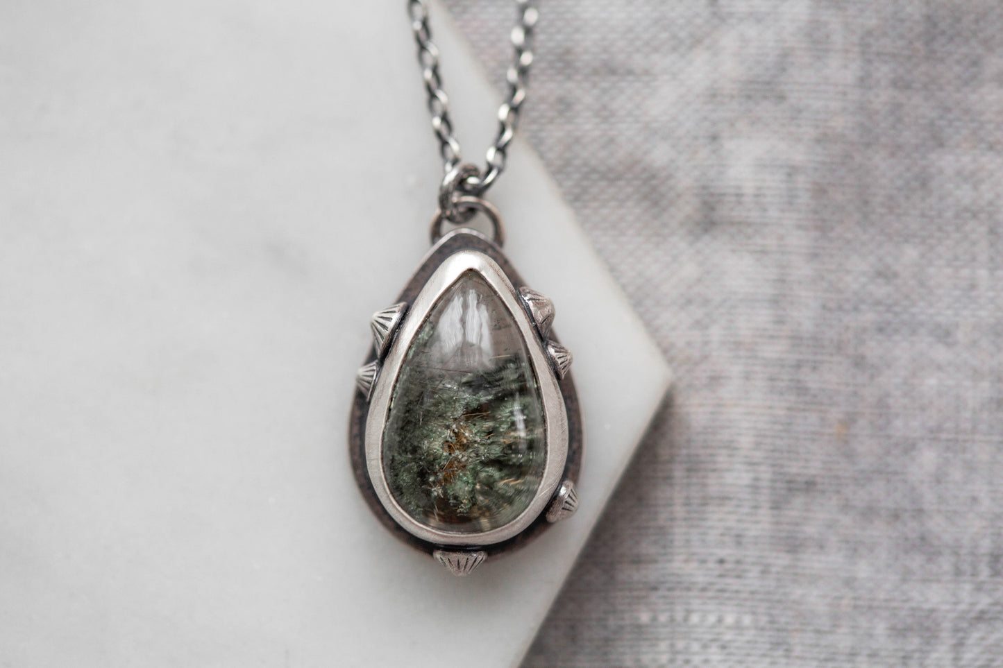 Small | Barnacled Tidal Pool Necklace | #6