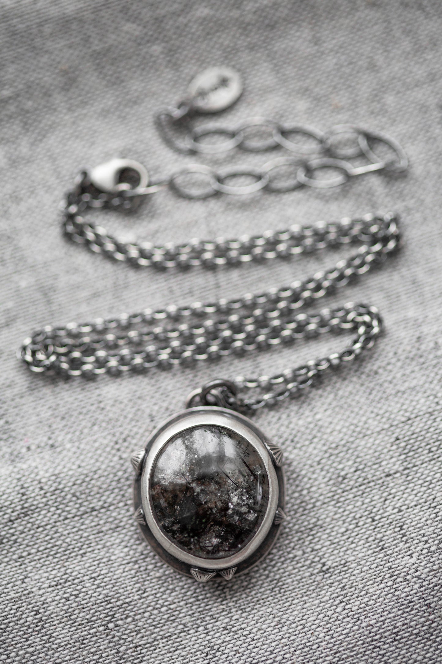 Small | Barnacled Tidal Pool Necklace | #8