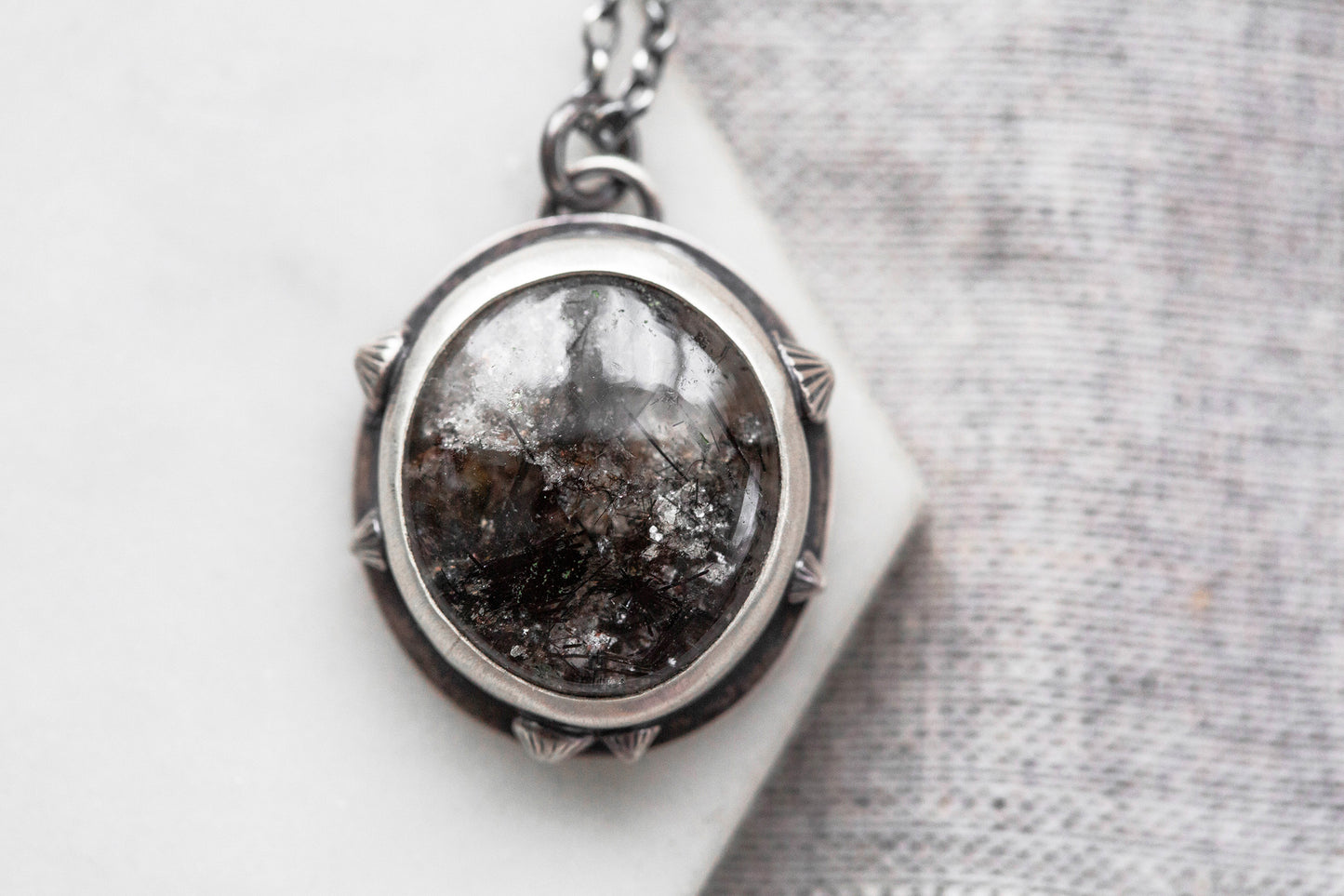 Small | Barnacled Tidal Pool Necklace | #8