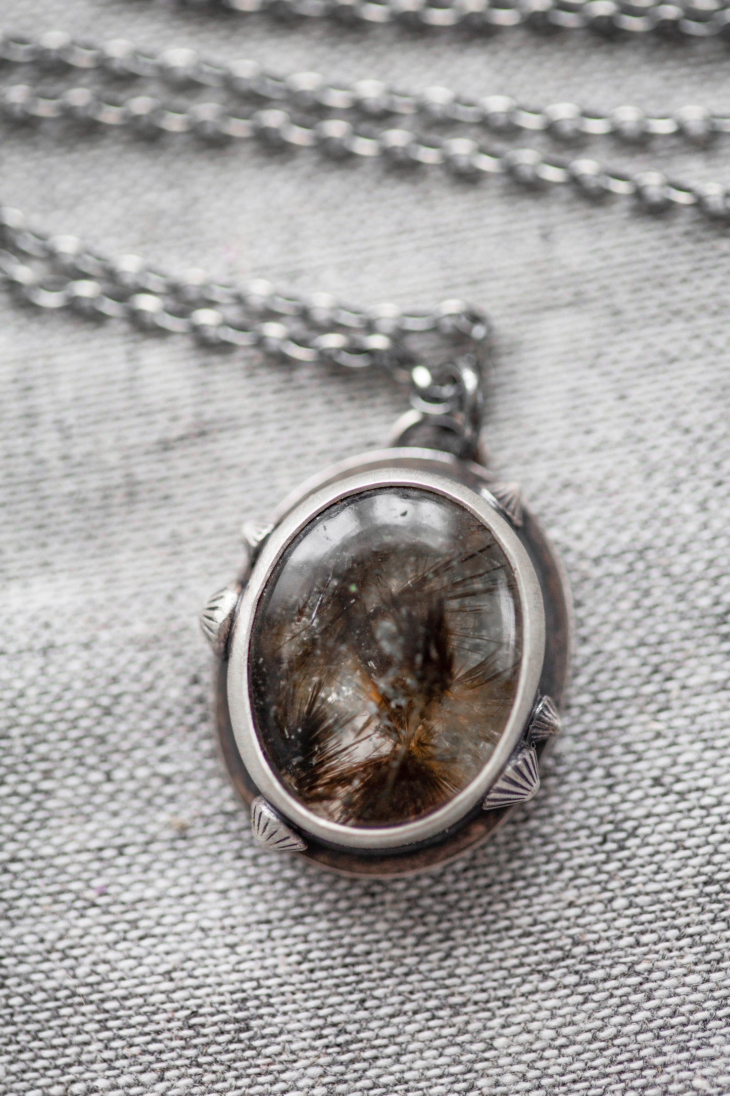 Small | Barnacled Tidal Pool Necklace | #9