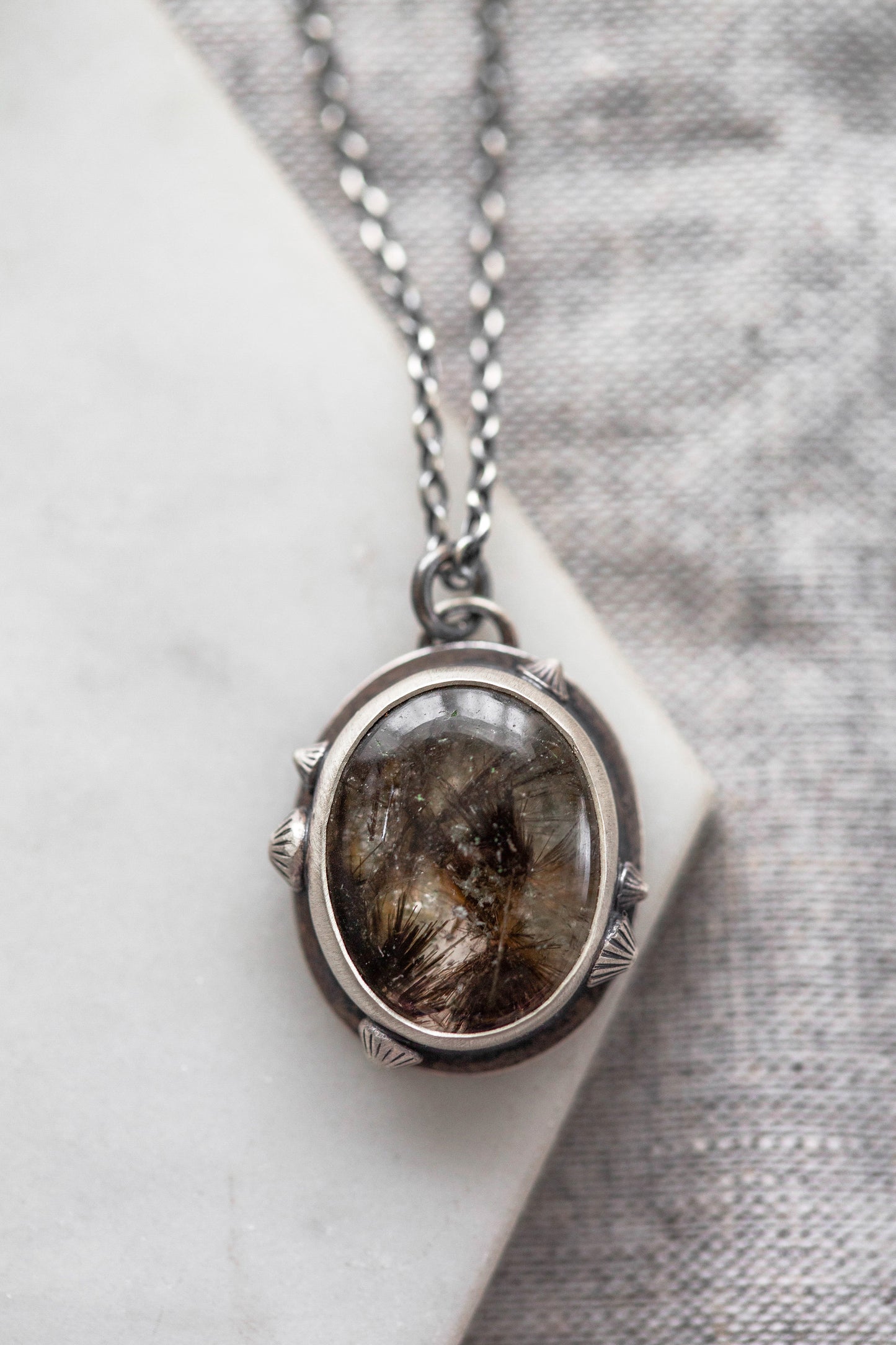Small | Barnacled Tidal Pool Necklace | #9