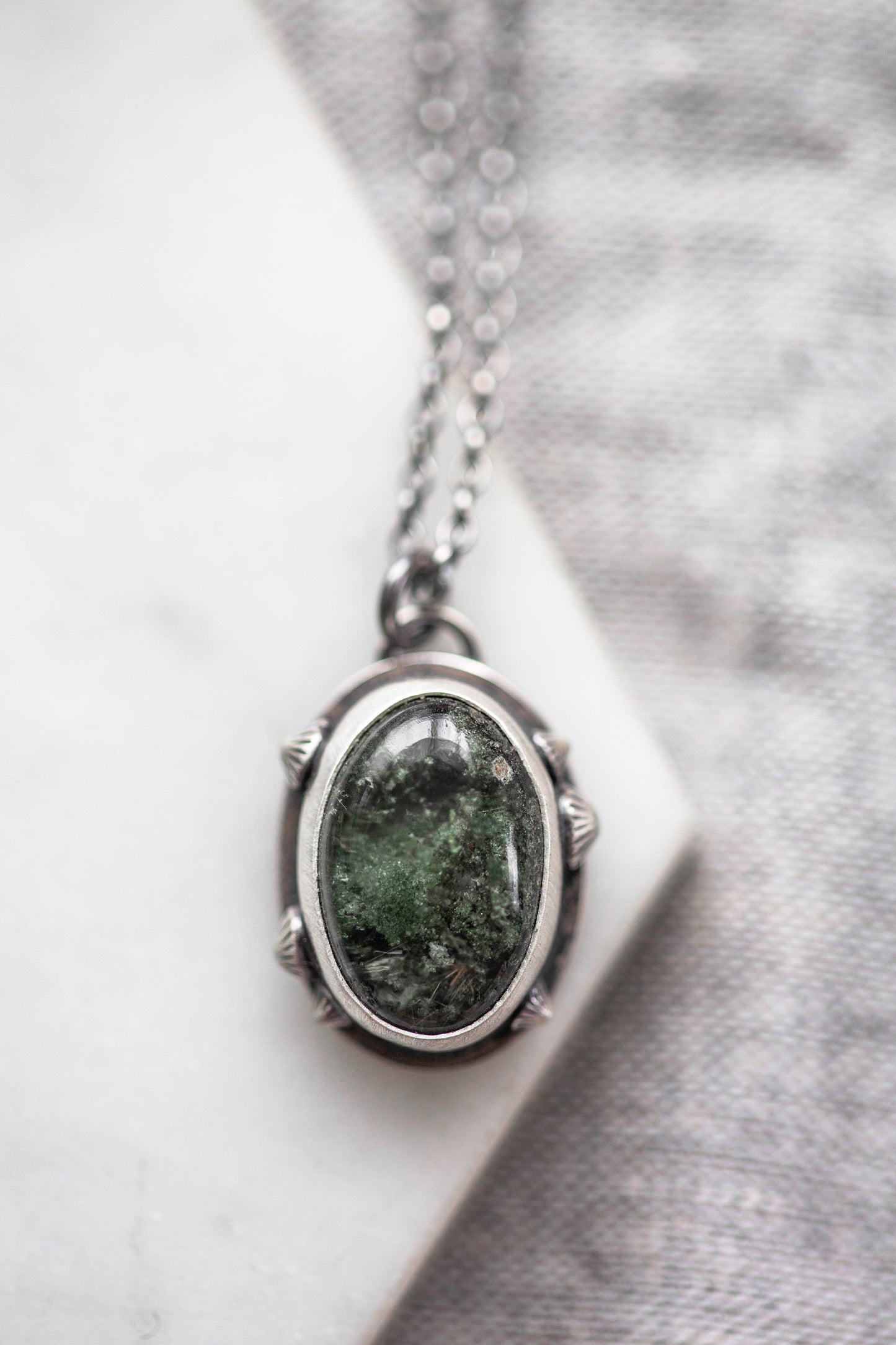 Small | Barnacled Tidal Pool Necklace | #10