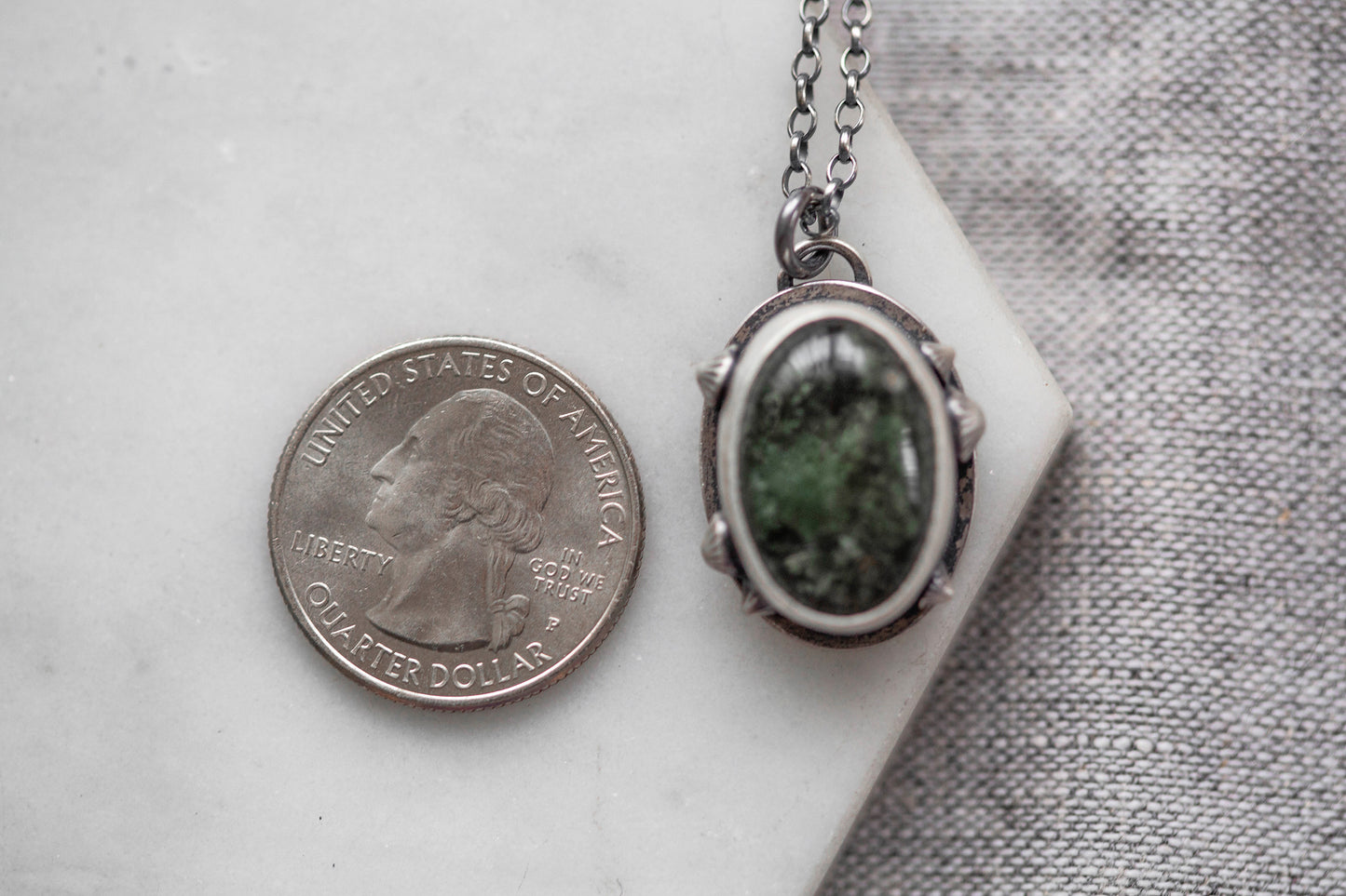 Small | Barnacled Tidal Pool Necklace | #10
