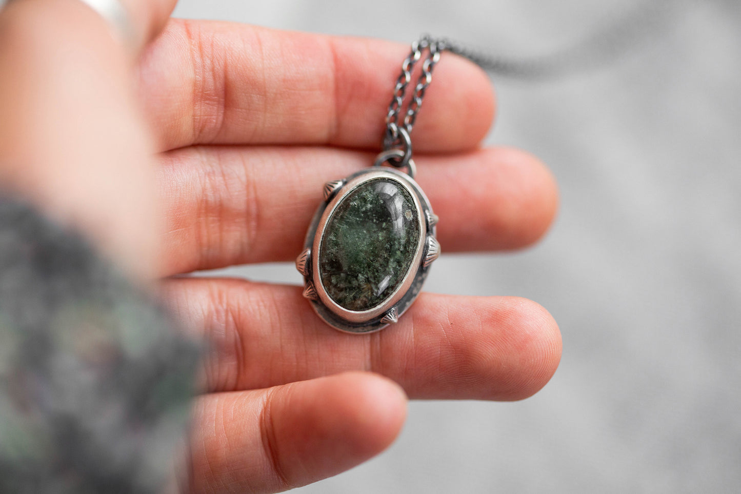 Small | Barnacled Tidal Pool Necklace | #10