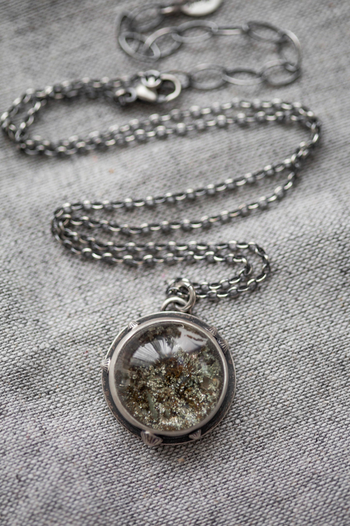 Small | Barnacled Tidal Pool Necklace | #11