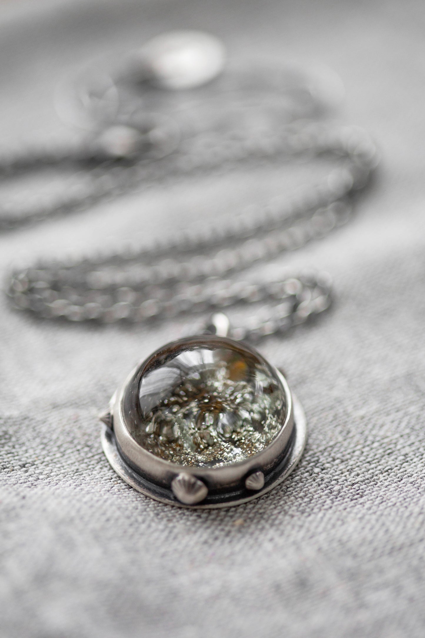 Small | Barnacled Tidal Pool Necklace | #11