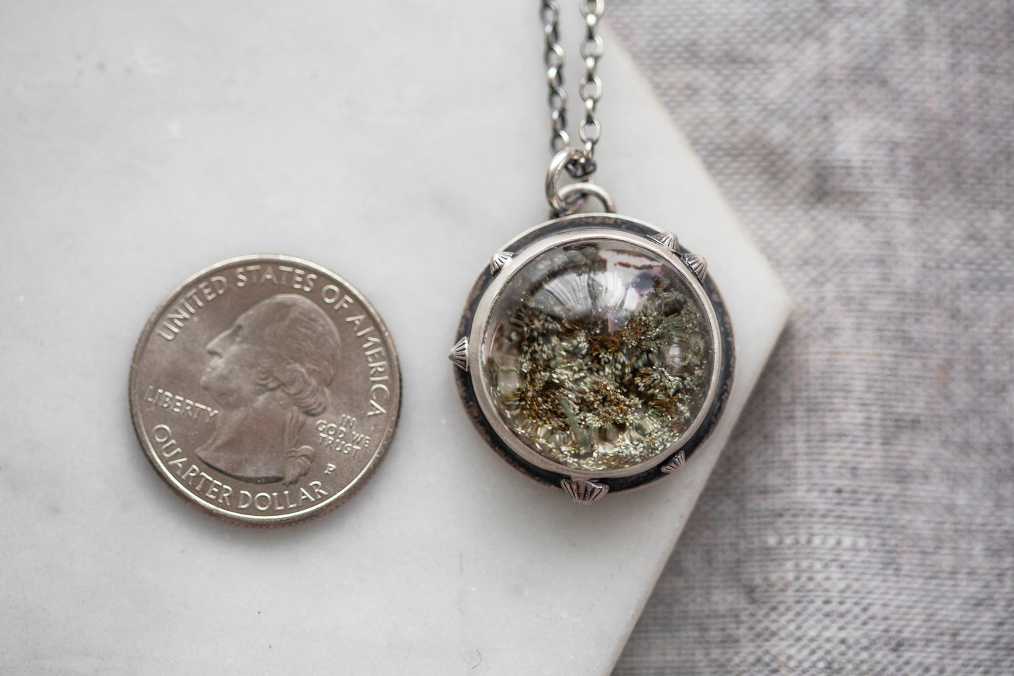 Small | Barnacled Tidal Pool Necklace | #11