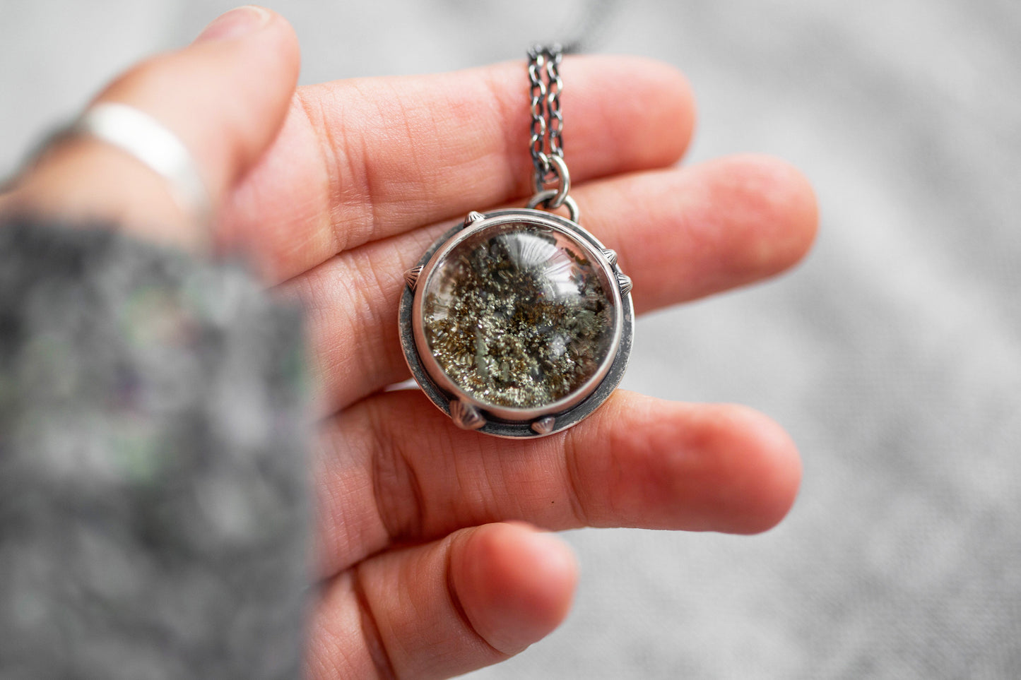 Small | Barnacled Tidal Pool Necklace | #11